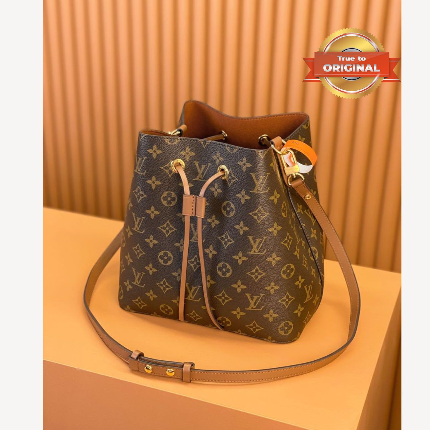 [True-to-ORIGINAL] Louis Vuitton NeoNoe MM Brown For Women 26cm / 10.2in